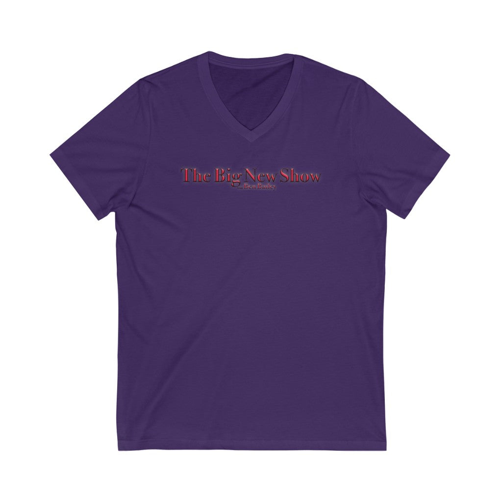 "The Big New Show with Ben Bailey"  Short Sleeve V-Neck Tee