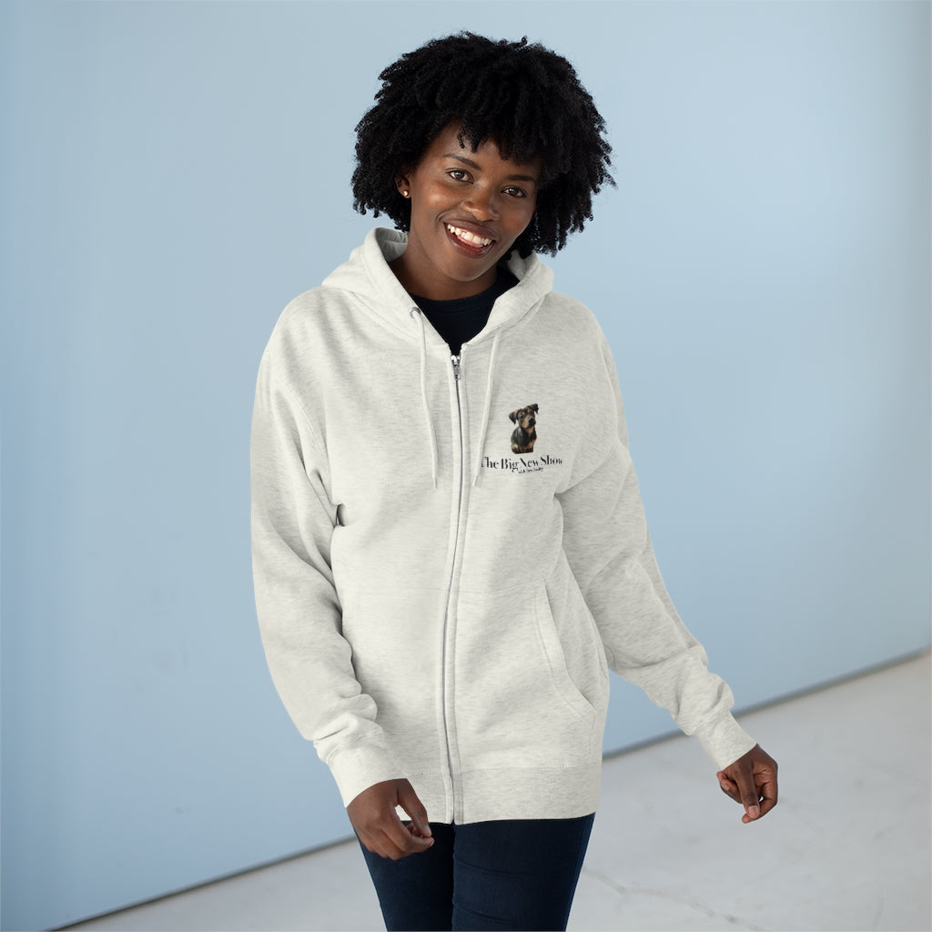 "The Big New Show SparkyZip" Unisex Premium Full Zip Hoodie